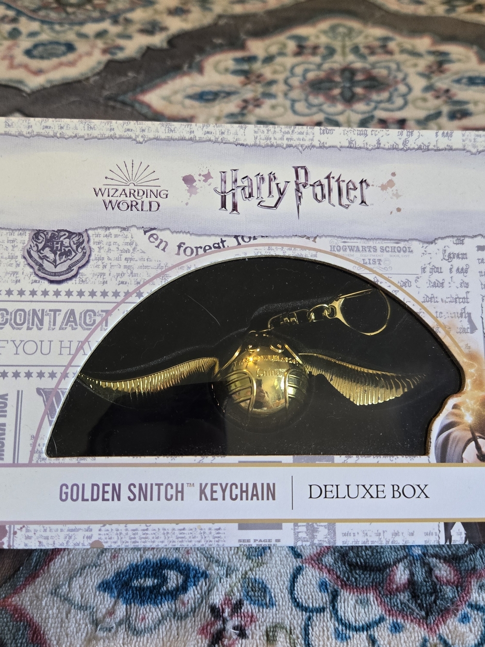 Harry Potter Golden Snitch Keychain - Gold